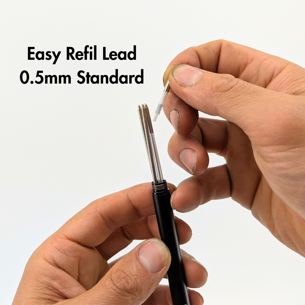 KegLand Gravity pen with 4 colours, red, black, blue and 0.5mm pencil