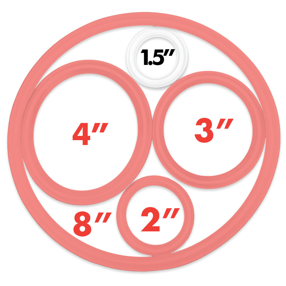 1.5" TC Fittings - Common in beverage production (Also suits 1" TC Fittings)