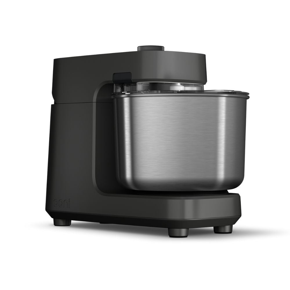 Ooni Halo Pro Spiral Mixer Charcoal Grey Colour - Left Angled View