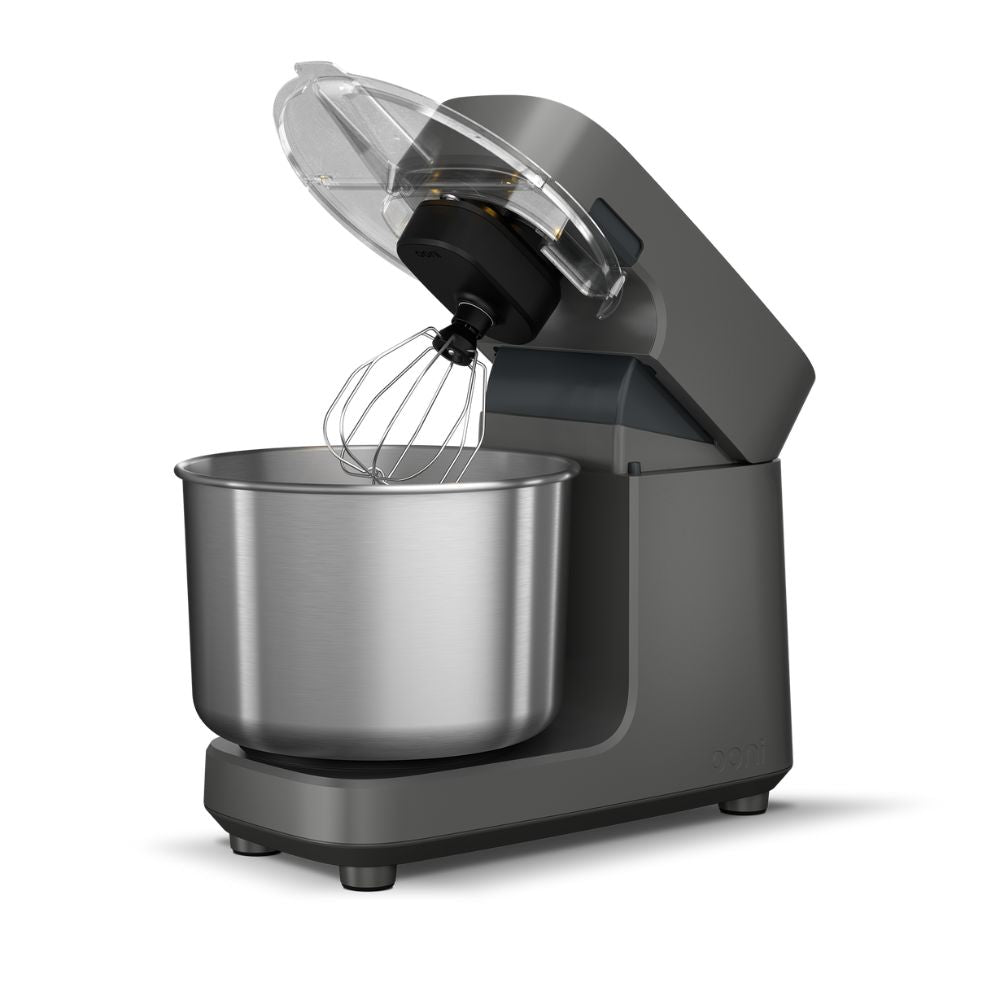 Ooni Halo Pro Spiral Mixer Charcoal Grey Colour with included geared whisk