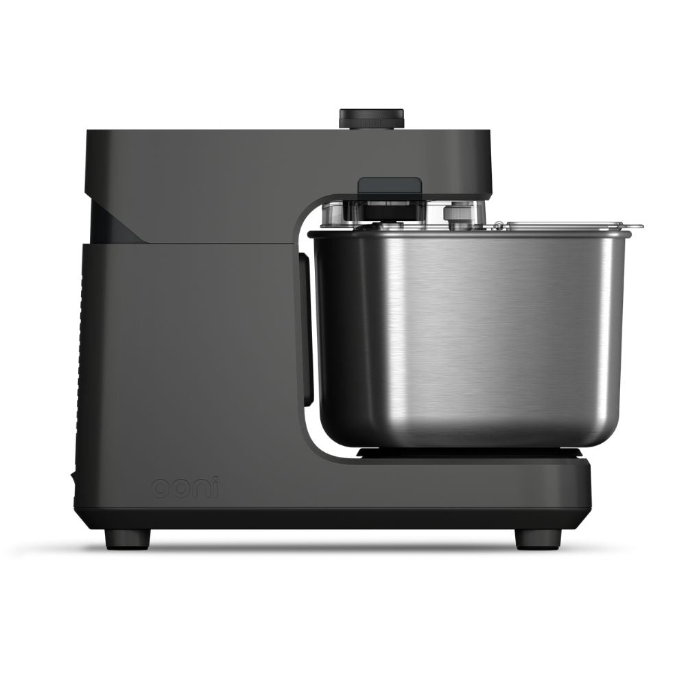 Ooni Halo Pro Spiral Mixer Charcoal Grey Colour - Left side on view