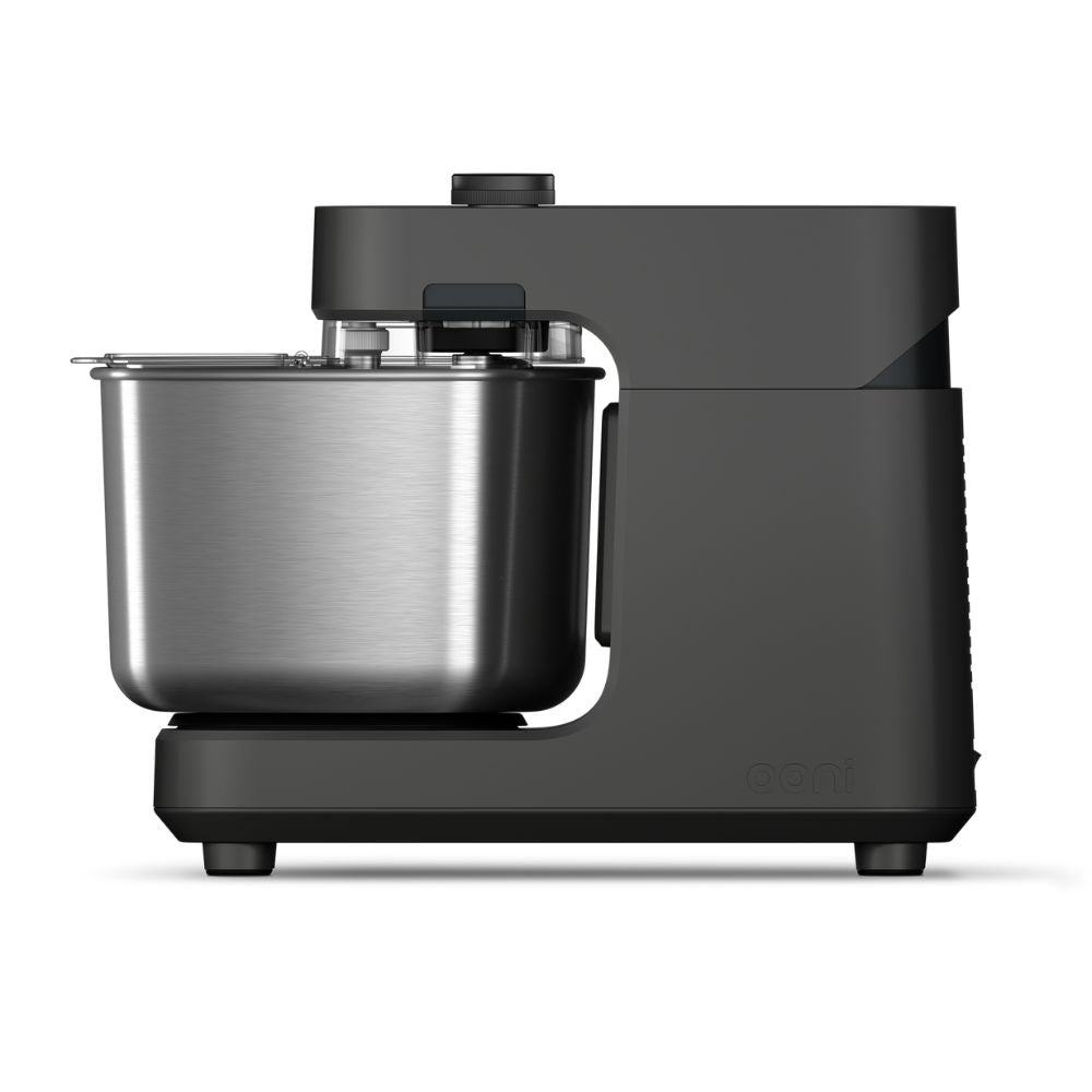 Ooni Halo Pro Spiral Mixer Charcoal Grey Colour - Right side on view.