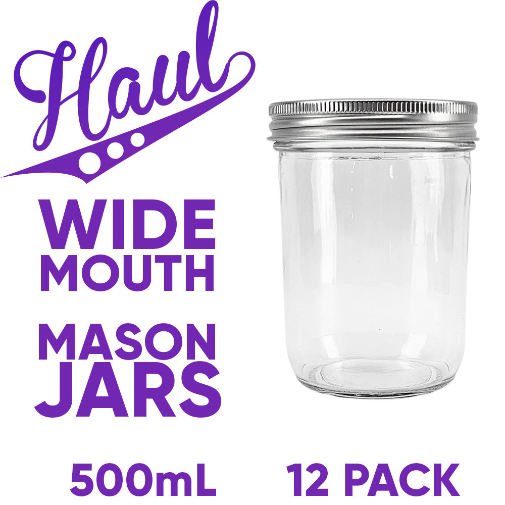 The 500mL (pint) jars are designed to provide an easy and reliable way to store and preserve your homemade passata (sugo), pickled veggies, cooked meat's & sauces and much much more!