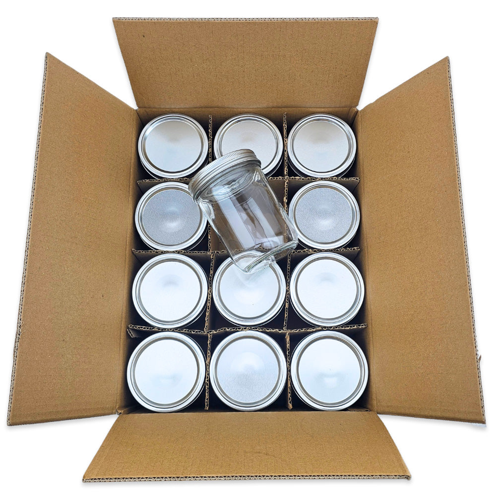 Packed in a thick divided cardboard box for easy transport and light blocking storage.
