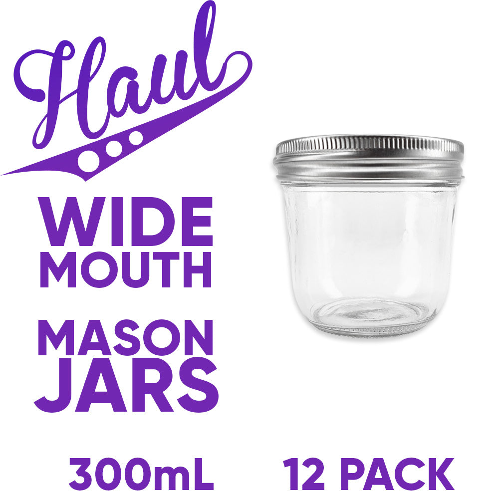 These 300mL (half-pint) jars are designed to provide an easy and reliable way to store and preserve your homemade jams, pickles, sauces, and more.