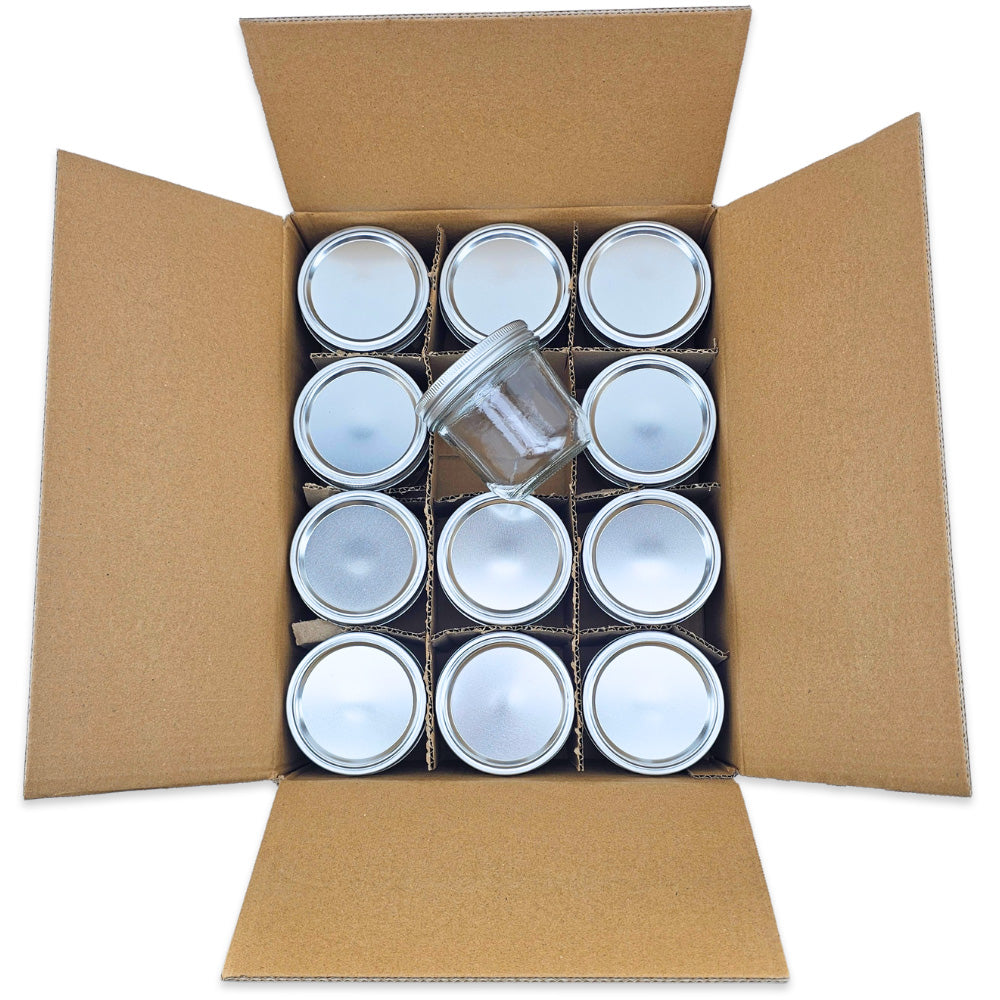 Packed in a thick divided cardboard box for easy transport and light blocking storage.