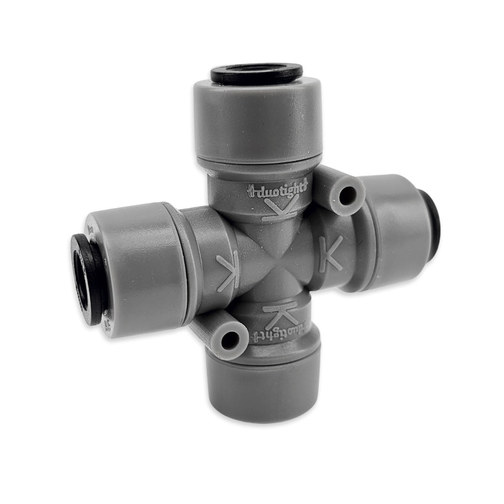 8mm (5/16) duotight Cross Adaptor / Splitter