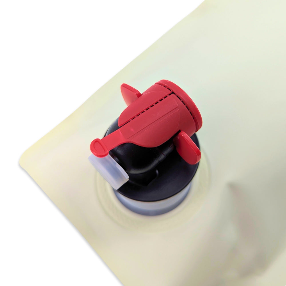 Tamper Seal nozzle with anti-bug cap.