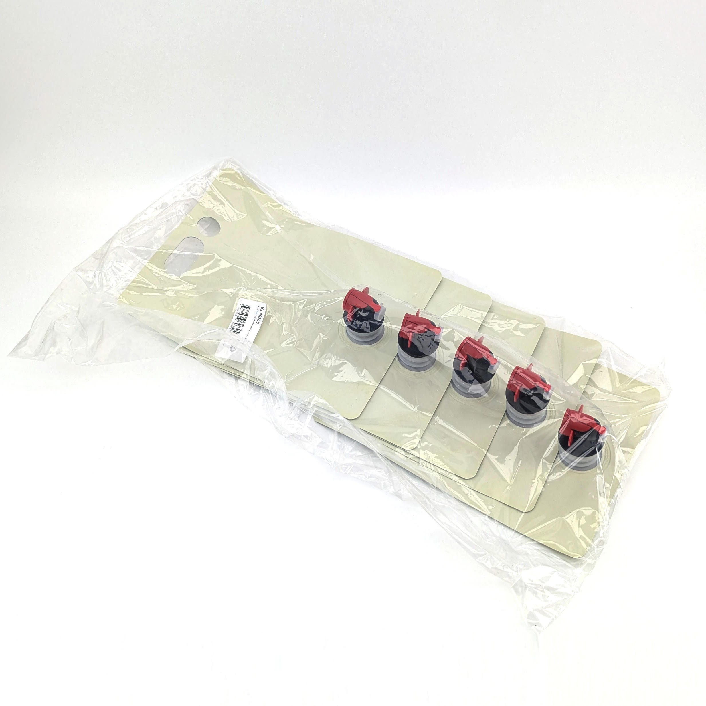 Set of 5 x 1.5L Eggshell bladders, empty.