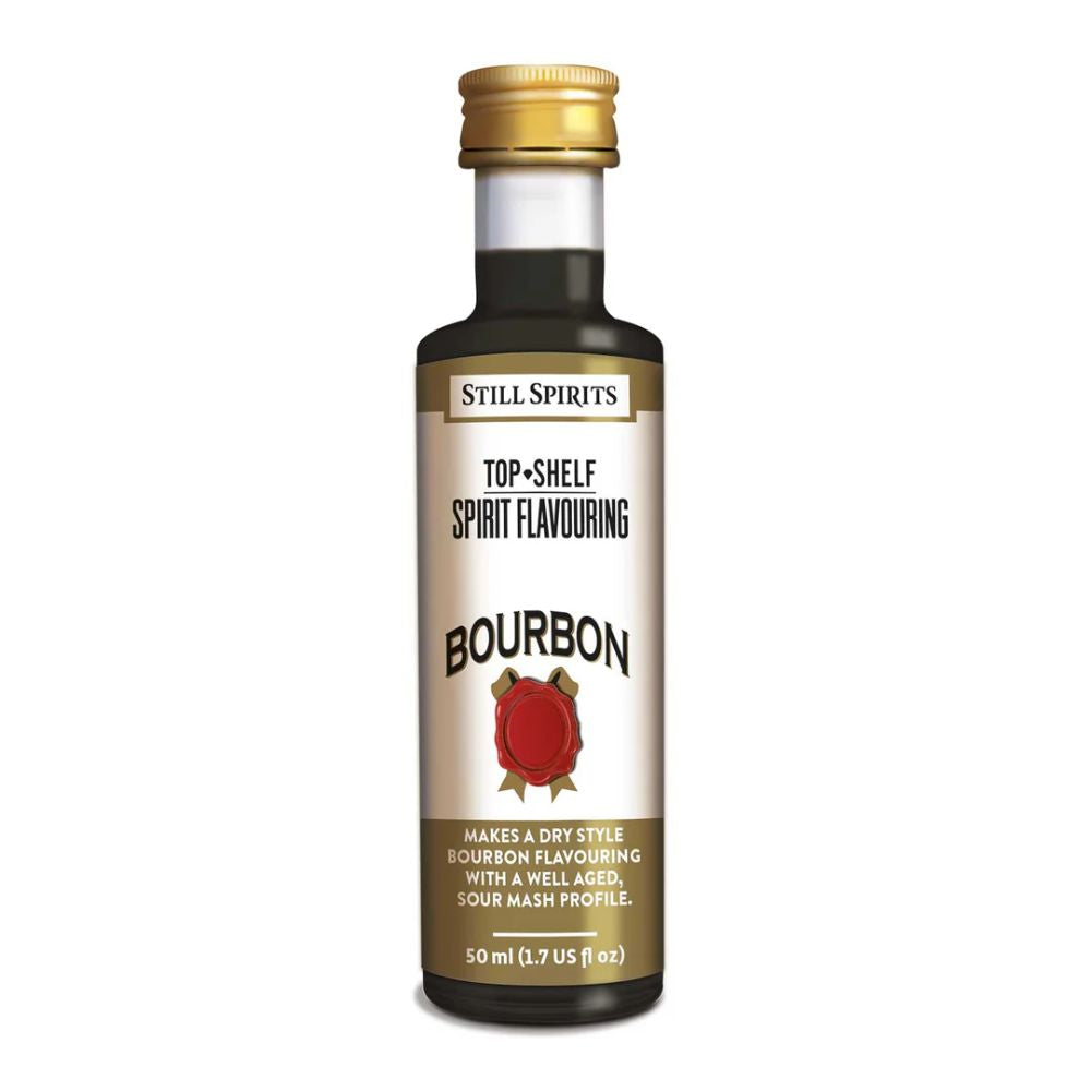 Still Spirits Top Shelf 50ml spirit flavouring - Makes 2.25L of bourbon spirit.