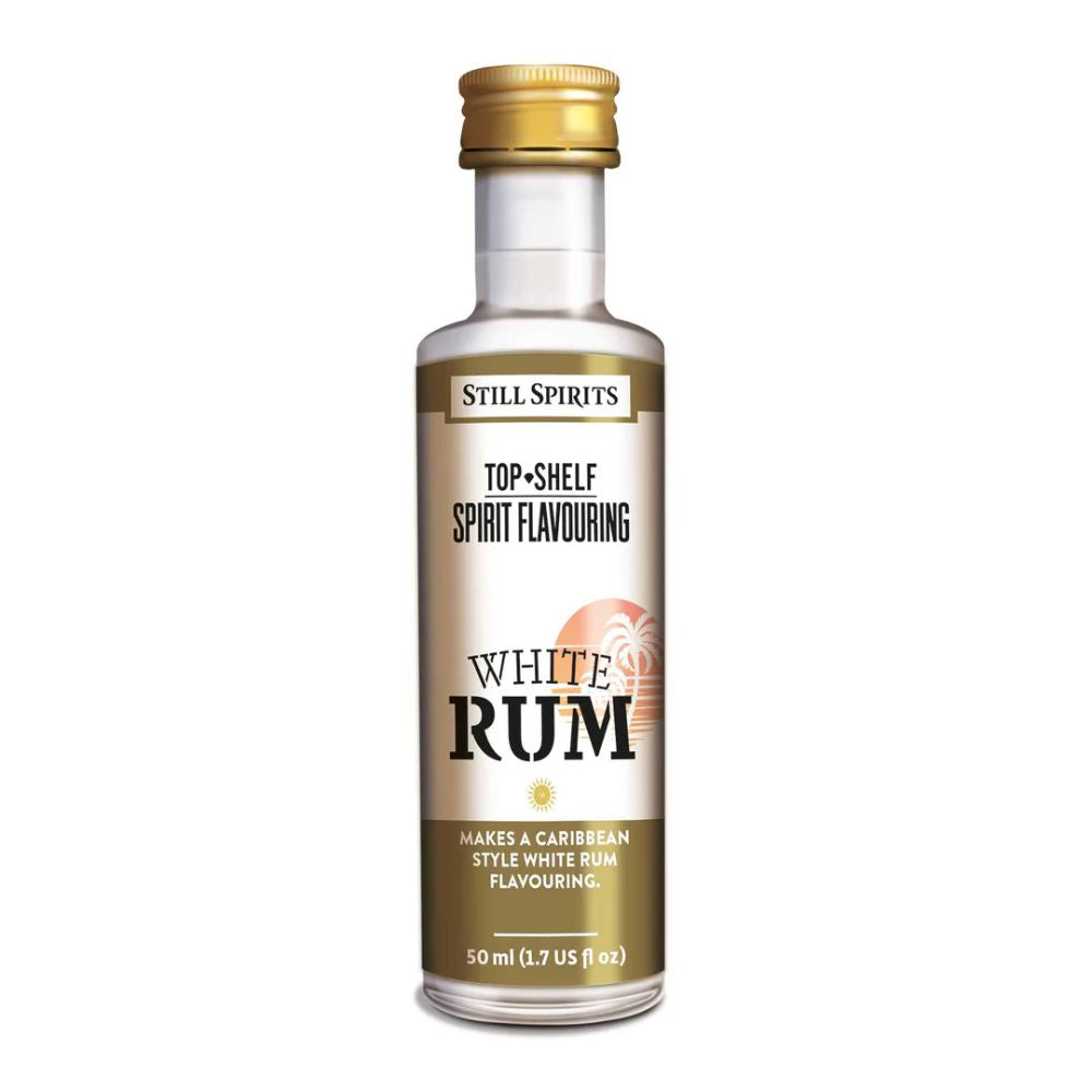 Still Spirits Top Shelf 50ml spirit flavouring - Makes 2.25L of white rum spirit.