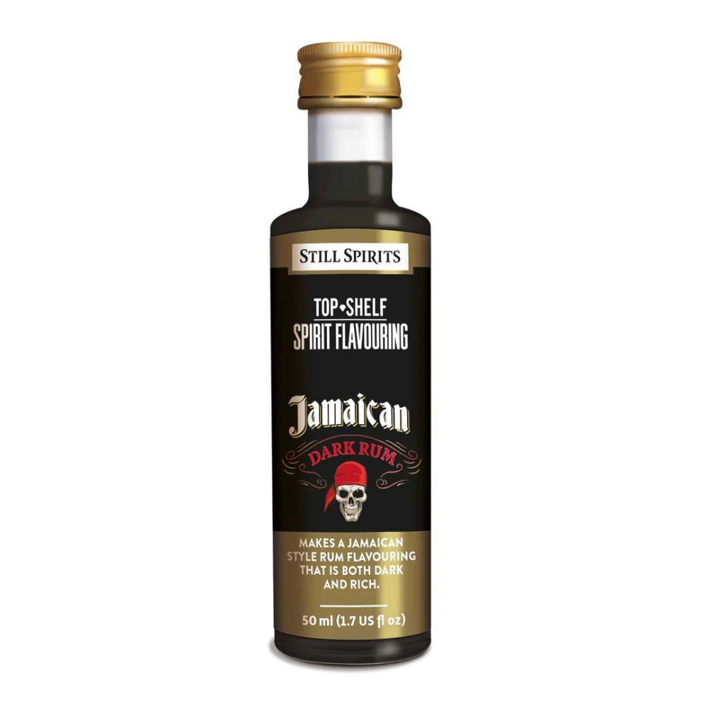 Still Spirits Top Shelf 50ml spirit flavouring - Makes 2.25L of Jamaican Dark Rum spirit.