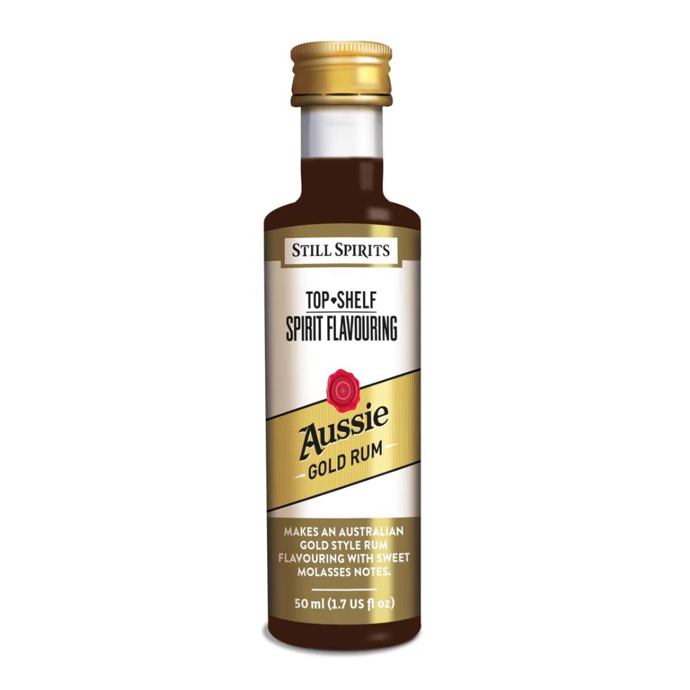 Still Spirits Top Shelf 50ml spirit flavouring - Makes 2.25L of Aussie gold rum spirit.