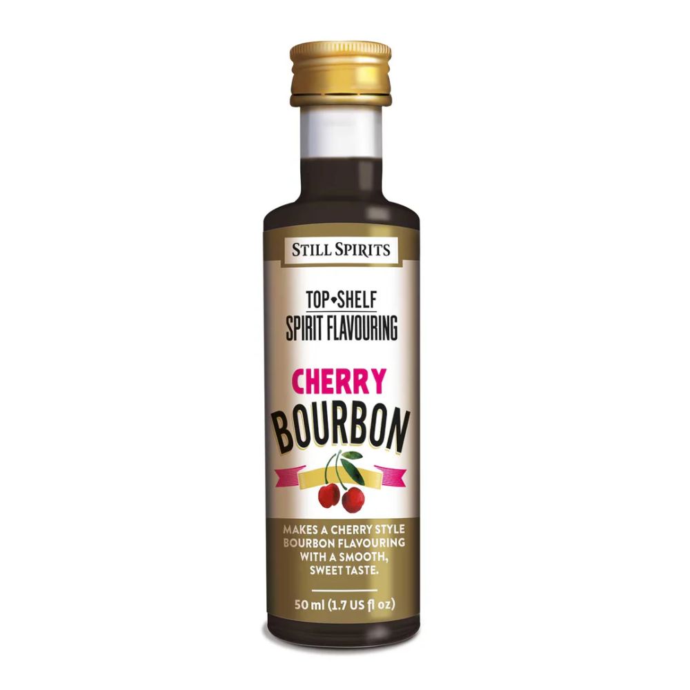 Still Spirits Top Shelf 50ml spirit flavouring - Makes 2.25L of cherry style bourbon spirit.