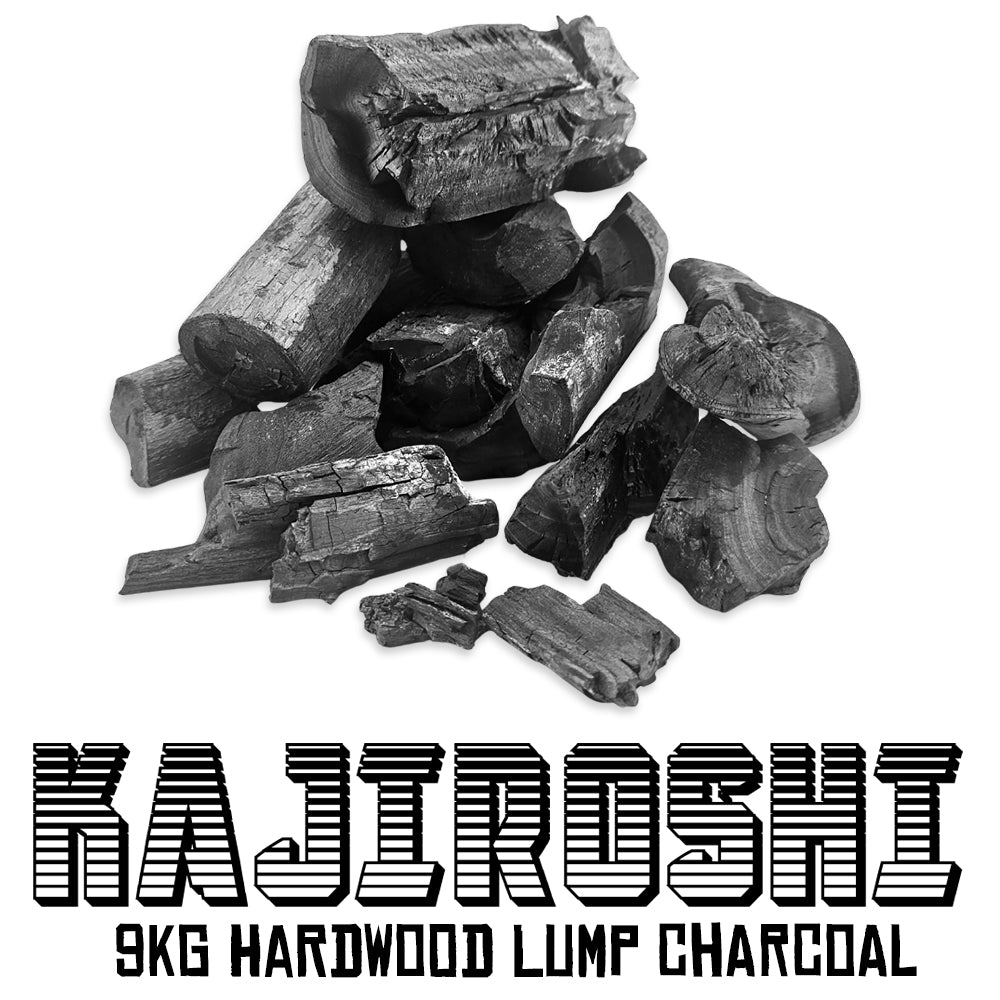 Cut in a mixed range of sizes. These are much easier to ignite, burn extremely hot. Will burn out much faster than the more dense Binchotan wood.