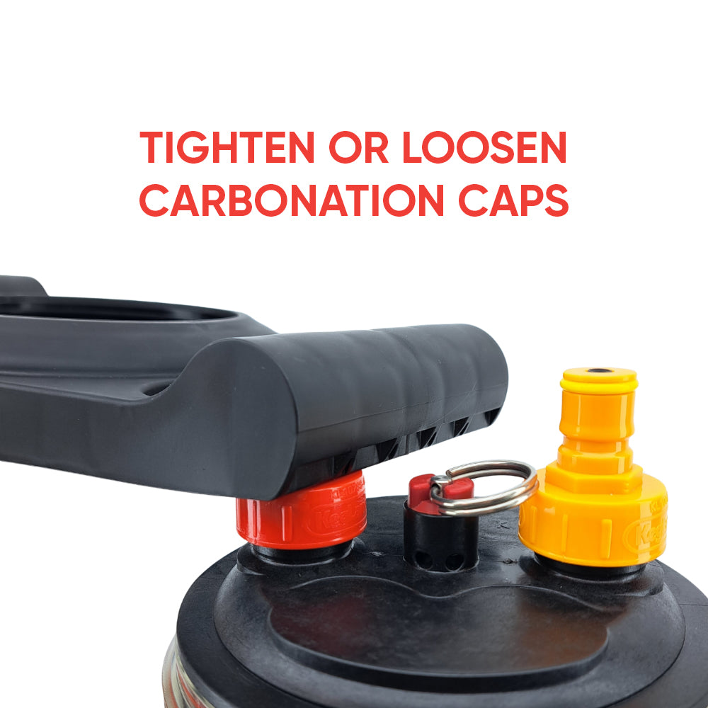 lid ring showing tightening carbonation cap