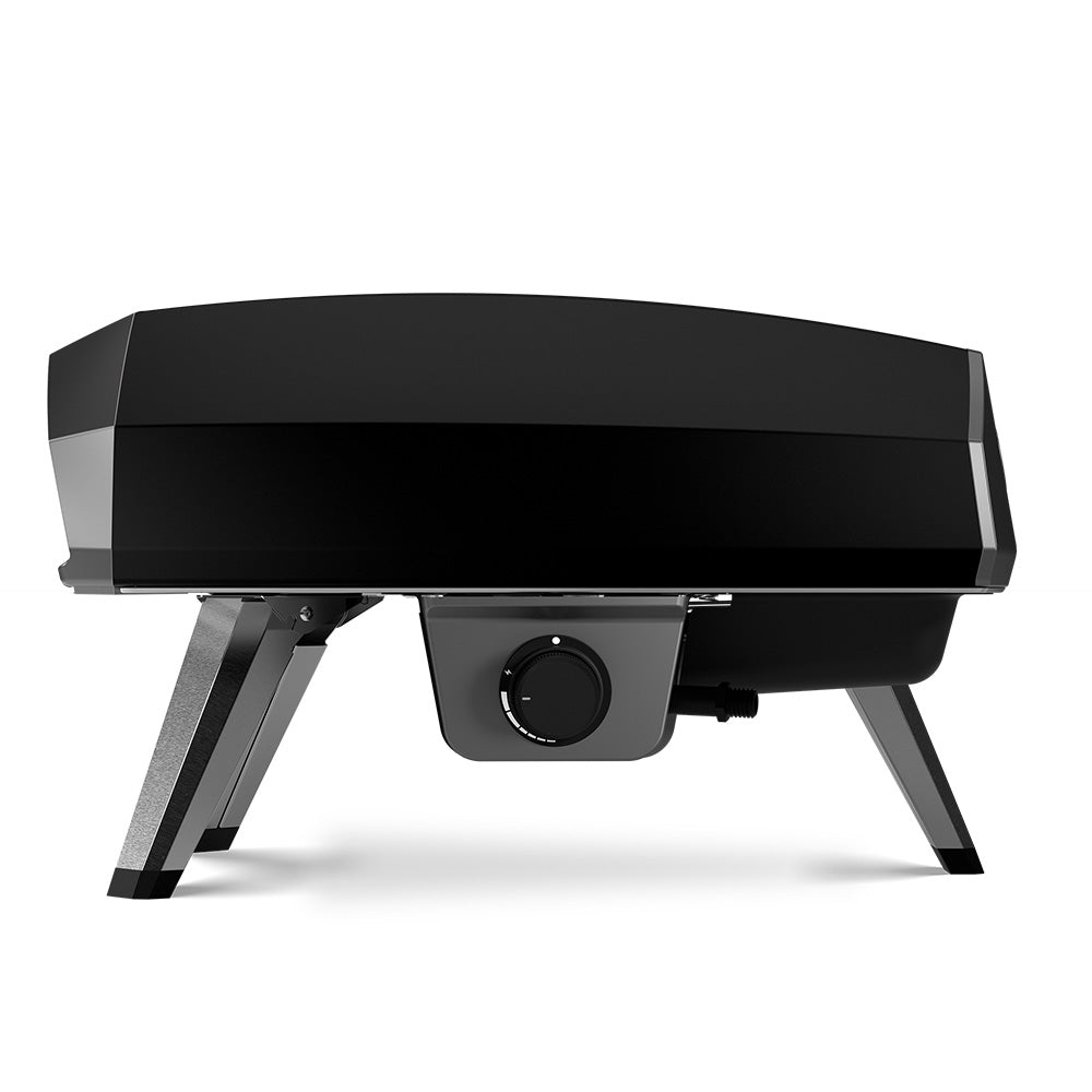 Ooni Koda 2 Foundry Black - 14 Inch Gas Powered Pizza Oven - Side View