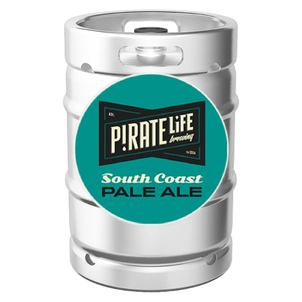 50L D-type Keg of Pirate Life South Coast Pale Ale - KegLand delivers straight to your man cave or home bar.