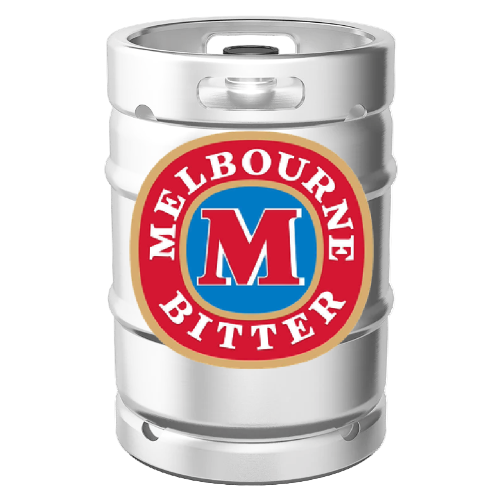 50L D-Type SS Keg of Melbourne Bitter - KegLand delivers directly to your man cave or home bar.
