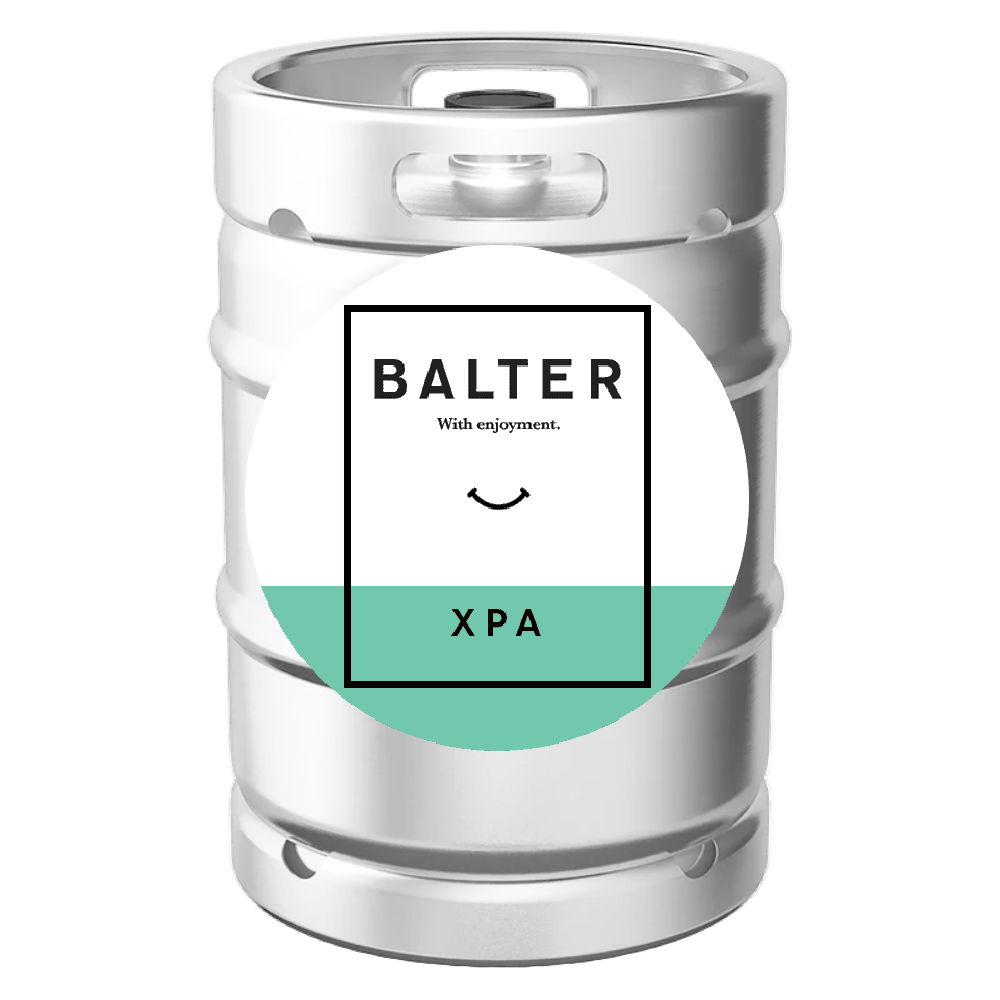 50L D-type keg of Balter XPA - Kegland delivers directly to your man cave or home bar.