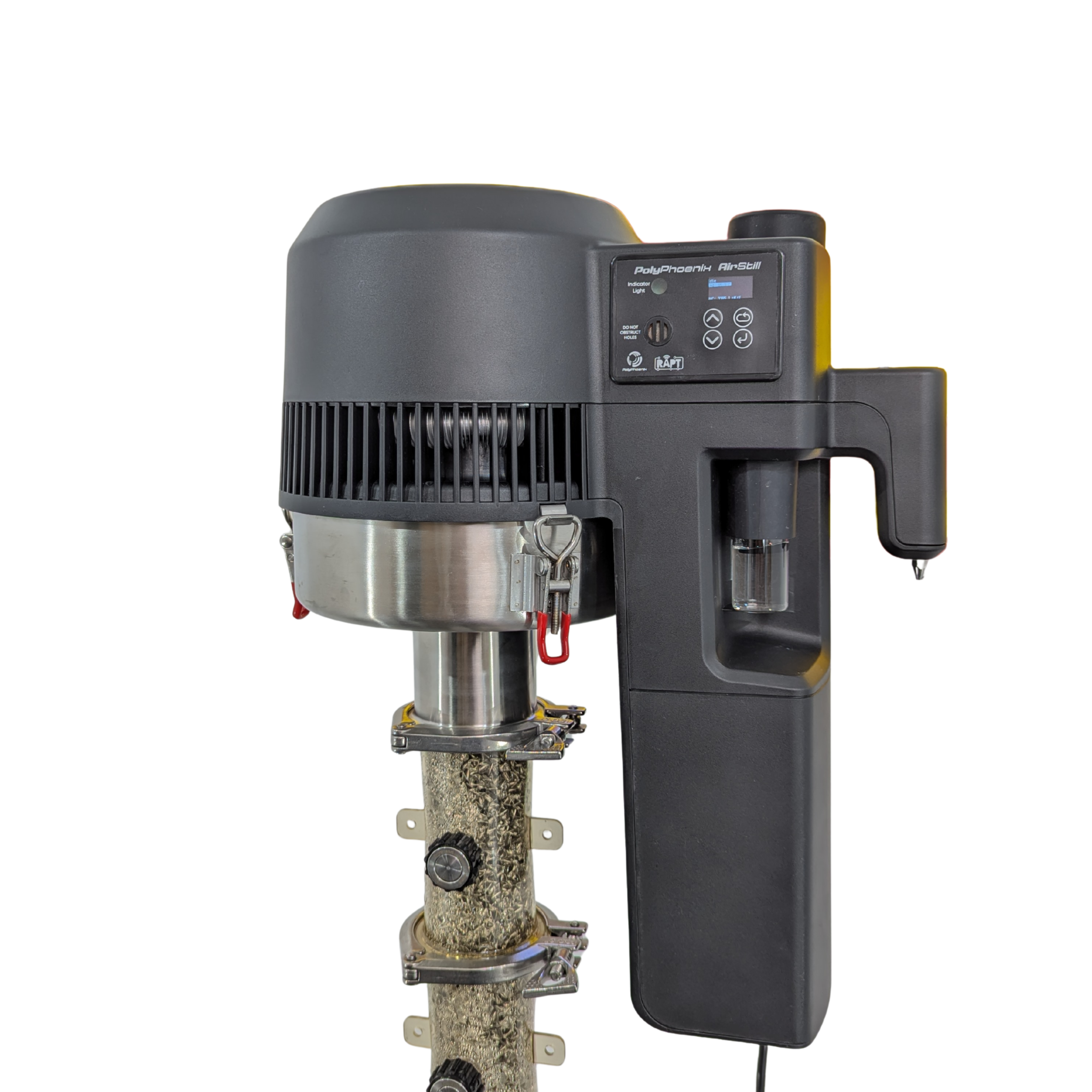 Polyphoenix air still head on extended column