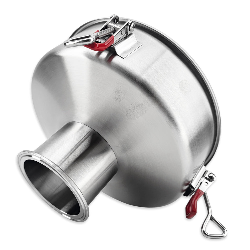 PolyPhoenix Lid Adaptor Bottom profile. Stainless Steel 304.