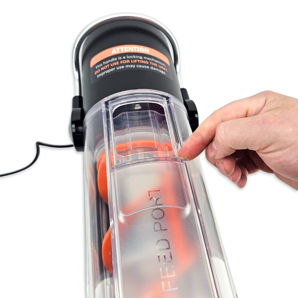 Sliding liquid in port. Open position.