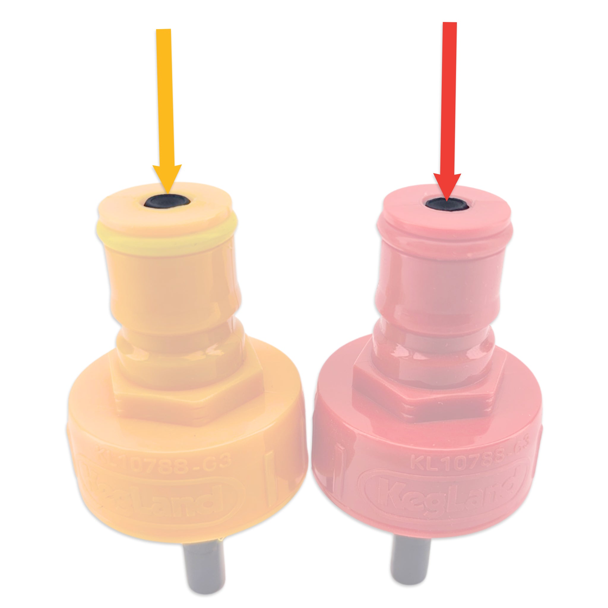 4 x Black Eyed Poppets and Springs - Low2