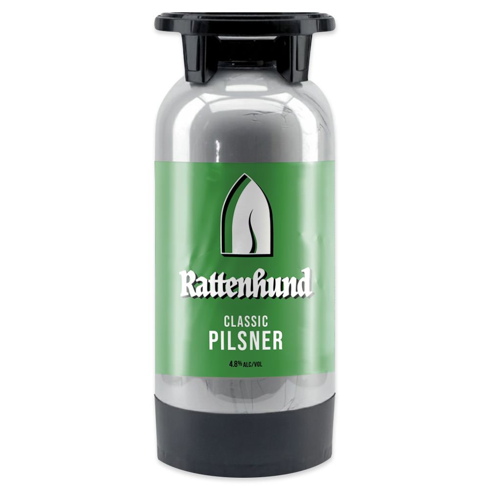 20L Keg of Hop Nation Rattenhund Pilsner - Gold Medal Pilsner for kegerator