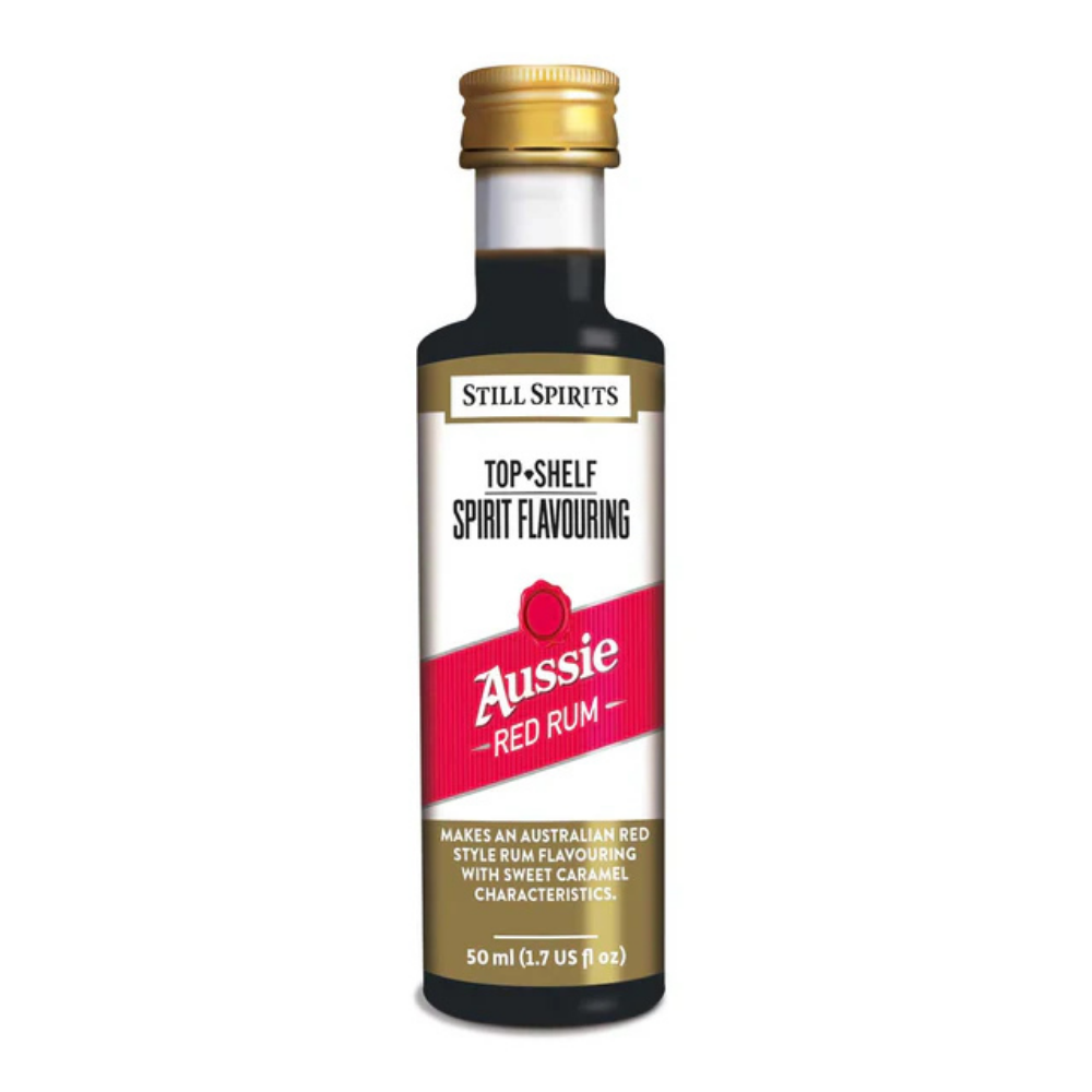 Still Spirits Top Shelf 50ml spirit flavouring - Makes 2.25L of premium Red Rum spirit.