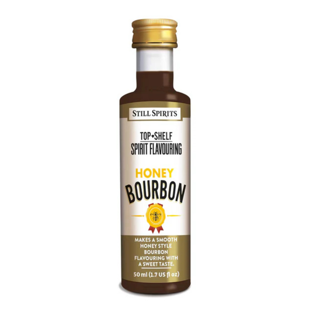 Still Spirits Top Shelf 50ml spirit flavouring - Makes 2.25L of premium honey bourbon spirit.