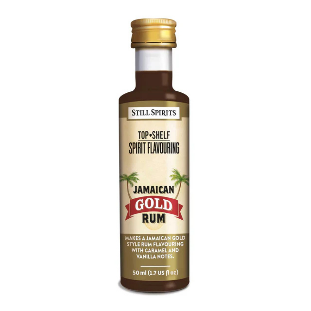 Still Spirits Top Shelf 50ml spirit flavouring - Makes 2.25L of premium Jamaican Gold Rum spirit.