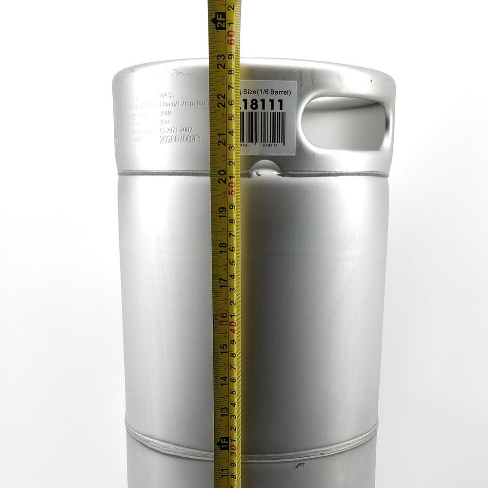 All Stainless 20L Keg (No Spear) US 1/6 Barrel - KegLand
