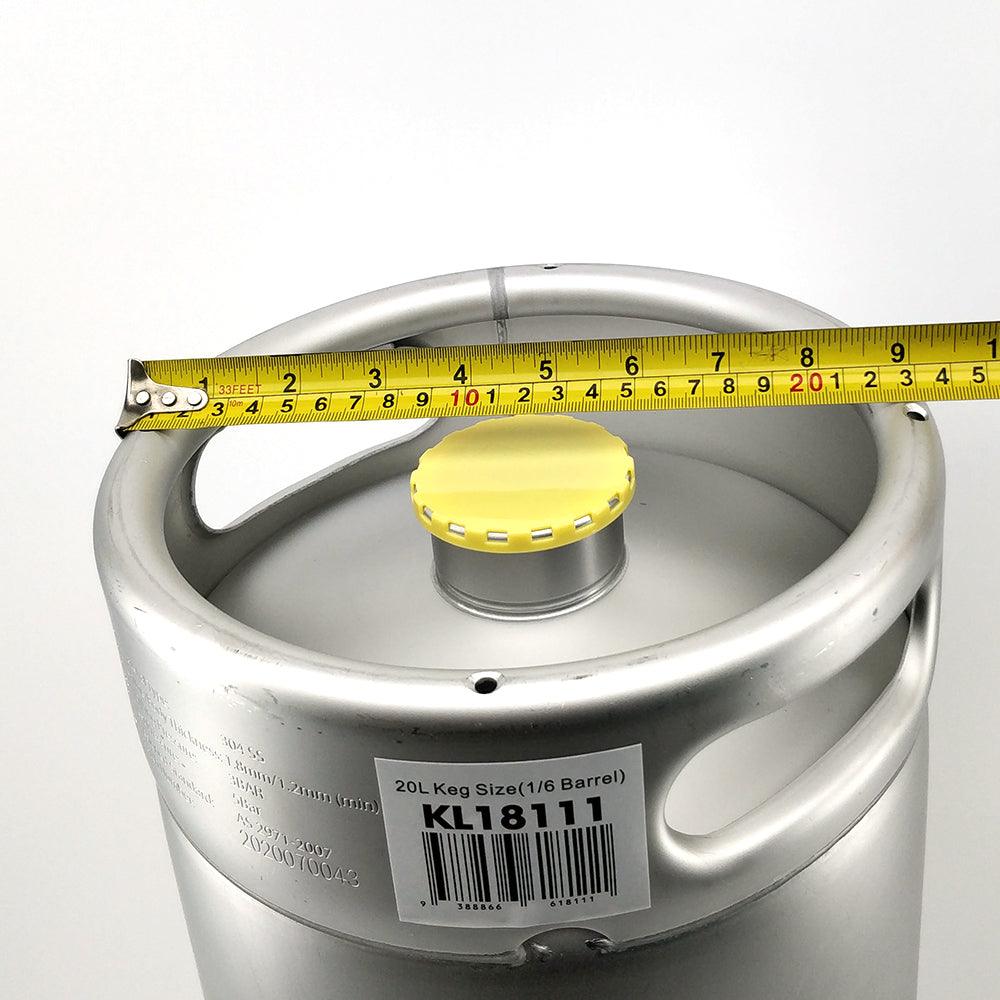 All Stainless 20L Keg (No Spear) US 1/6 Barrel - KegLand