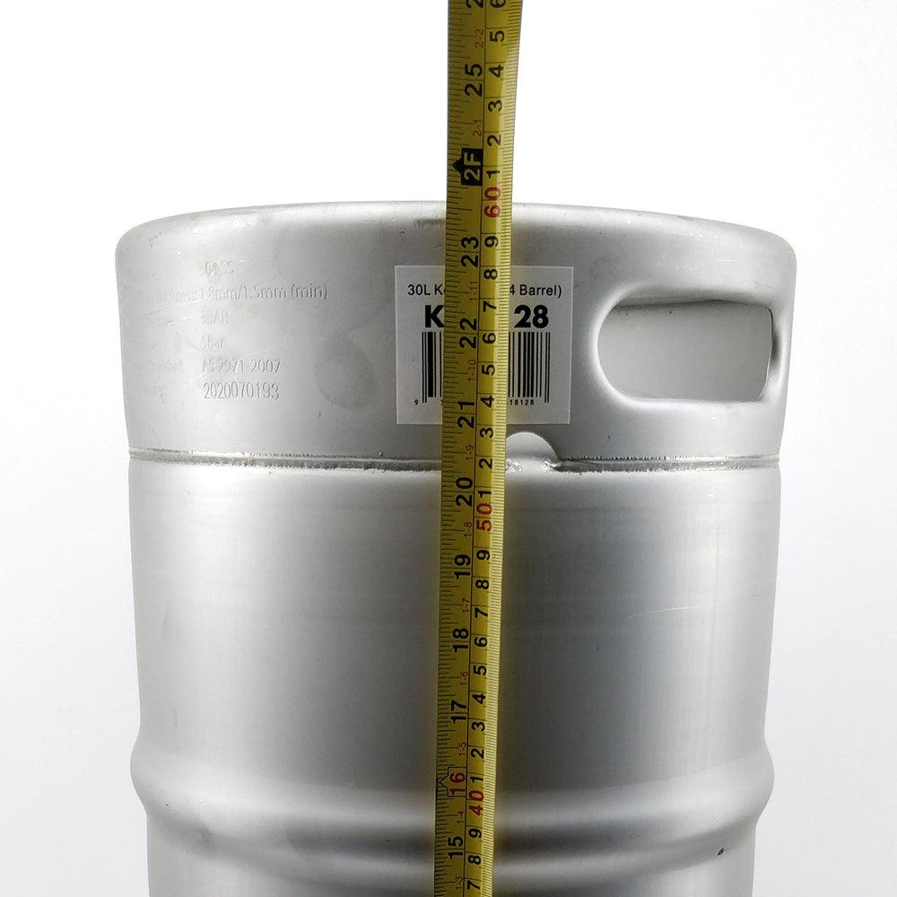 All Stainless 30L Keg (No Spear)US 1/4 Barrel - KegLand