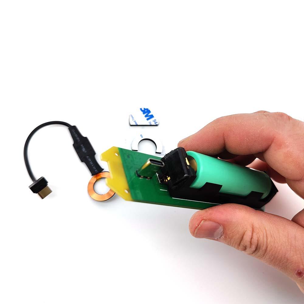 Barebones Wireless Charging Kit for RAPT Pill Hydrometer - Coil and Weights only - KegLand
