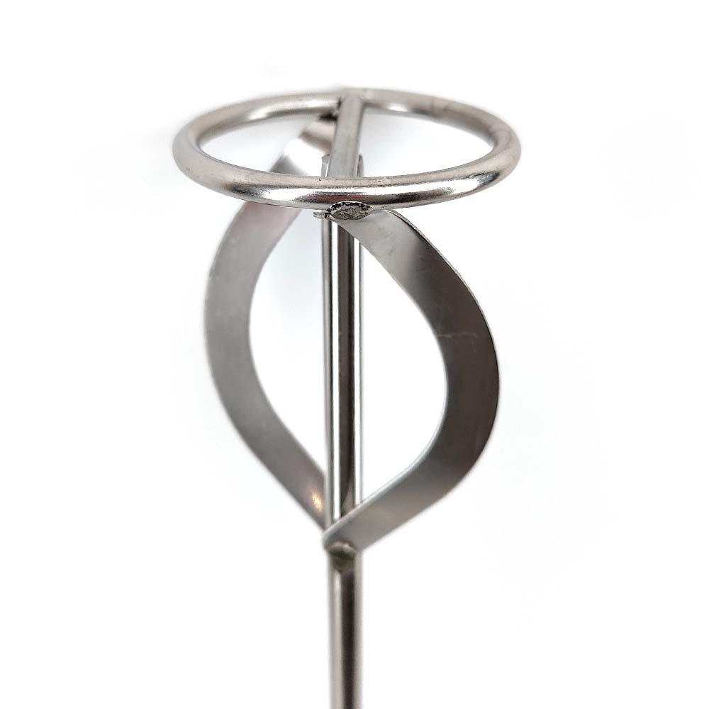 Basic Stainless Steel Drill Powered Mash Stirrer & Mixer - 1/4 Inch Hex Drive - KegLand