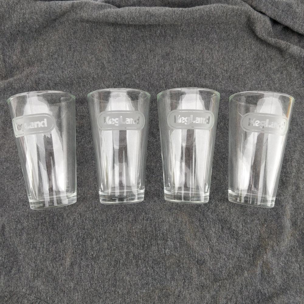 Beer Pint Glass 4pcs/pack - KegLand
