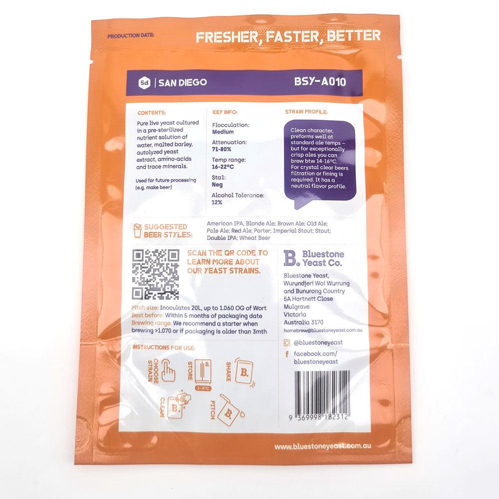 Bluestone Yeast - San Diego (BSY-A010) - KegLand