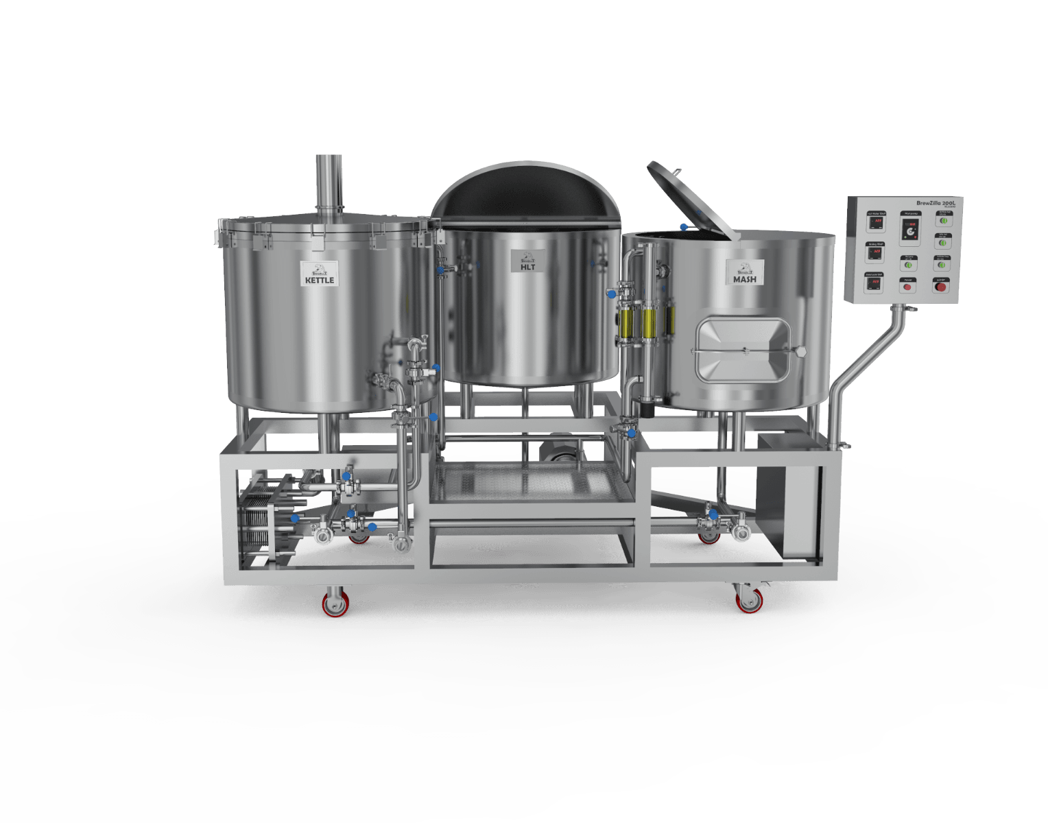 BrewZilla 200L - 3 Vessel Micro - Brewery - KegLand