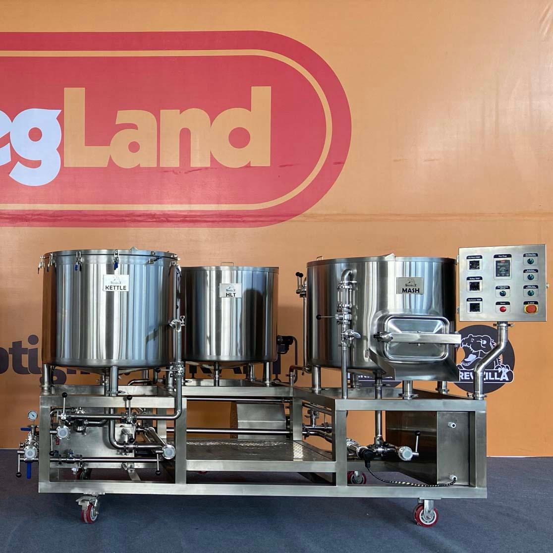 BrewZilla 200L - 3 Vessel Micro - Brewery - KegLand