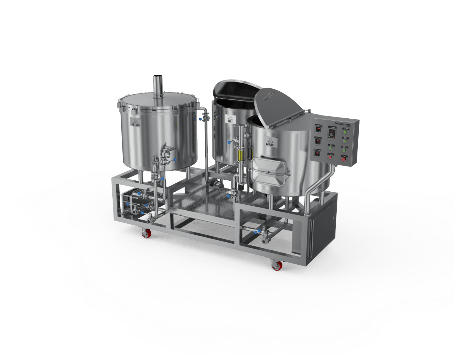 BrewZilla 200L - 3 Vessel Micro - Brewery - KegLand
