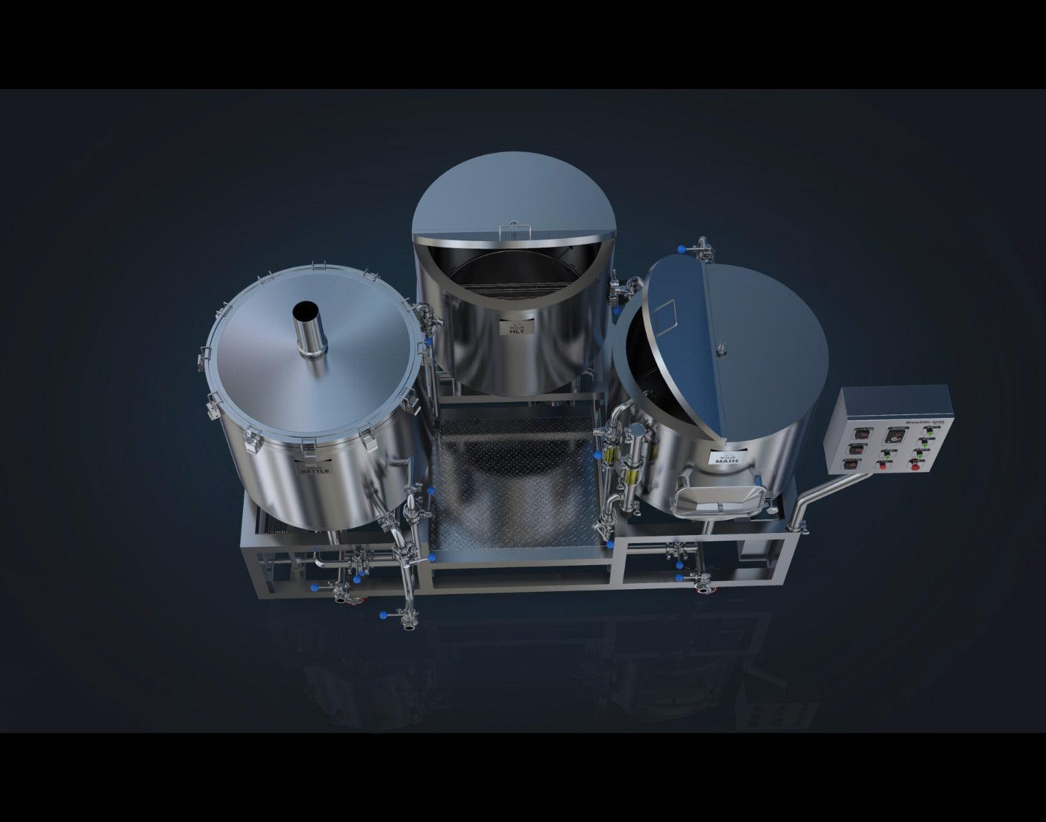 BrewZilla 200L - 3 Vessel Micro - Brewery - KegLand