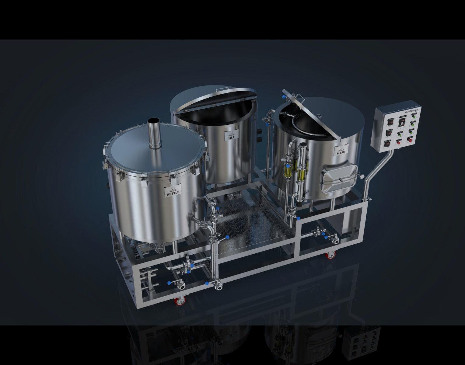 BrewZilla 200L - 3 Vessel Micro - Brewery - KegLand