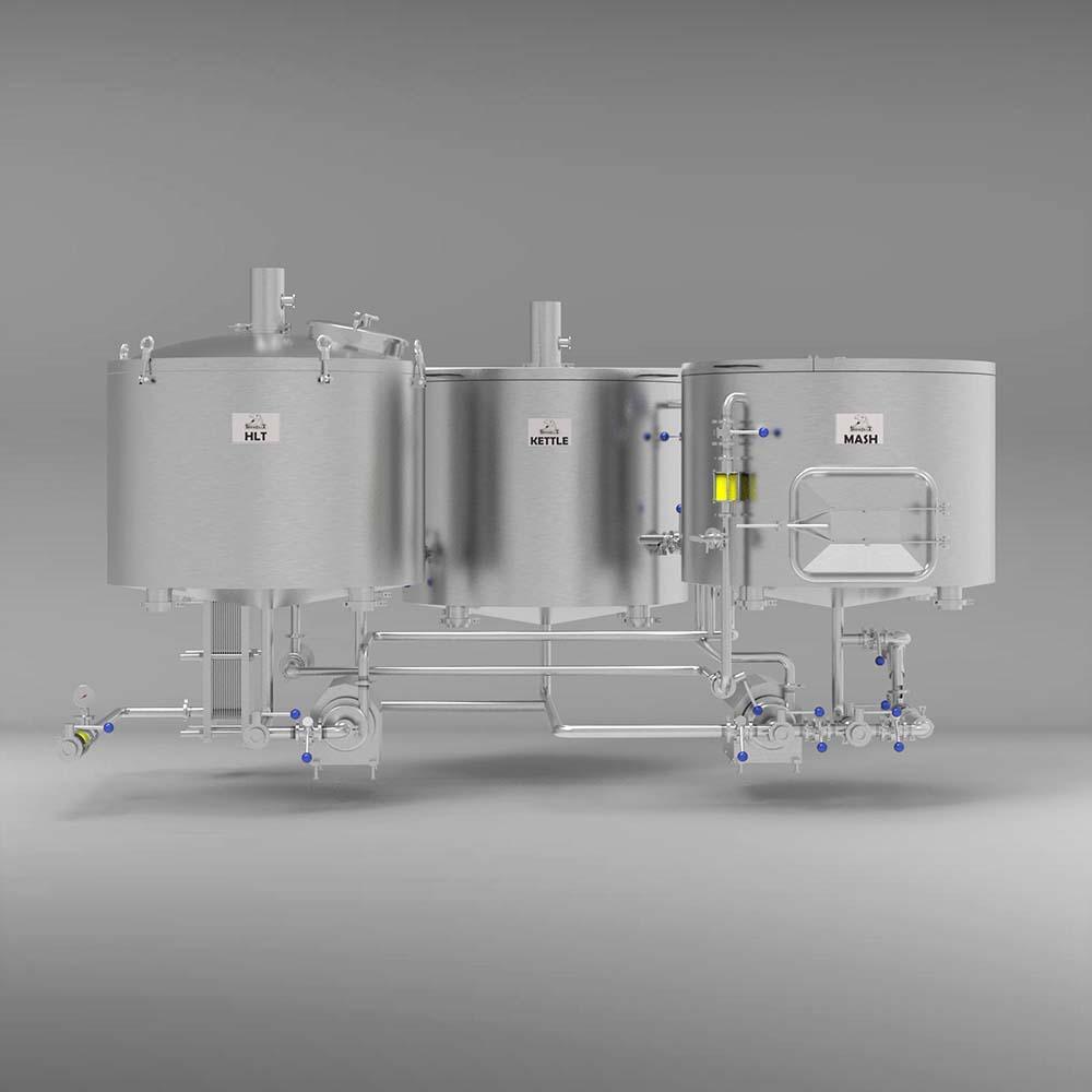 BrewZilla 300L - 3 Vessel Brewery - KegLand