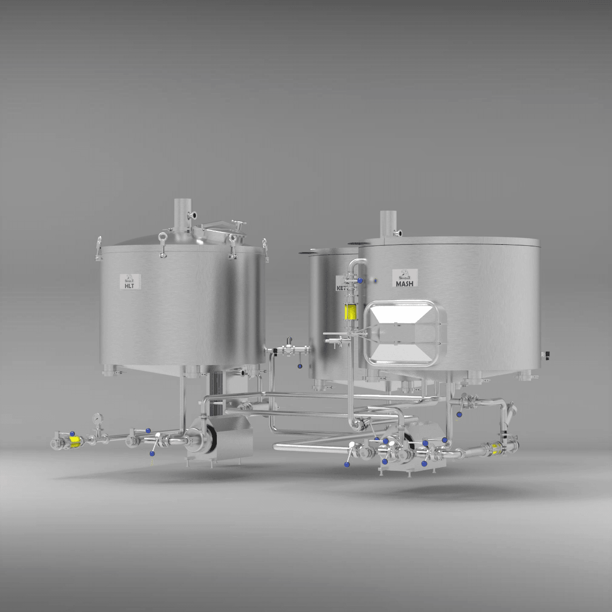 BrewZilla 300L - 3 Vessel Brewery - KegLand