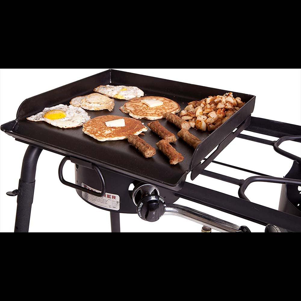 Camp Chef - 14 Inch Flat Top Griddle Cast Iron Cooktop (Single Burner) - KegLand