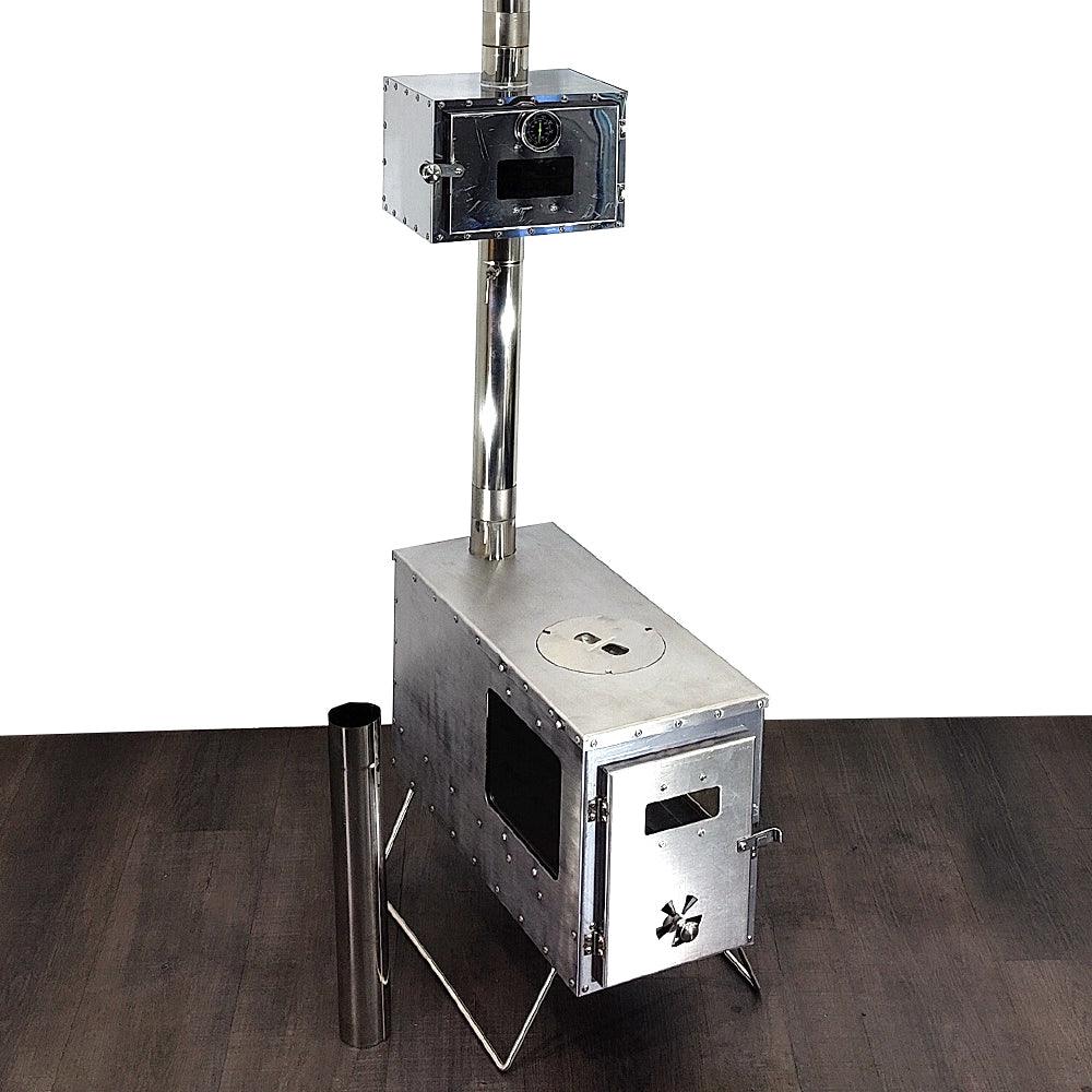 Camping Wood Fire Stove and Oven Combo - KegLand