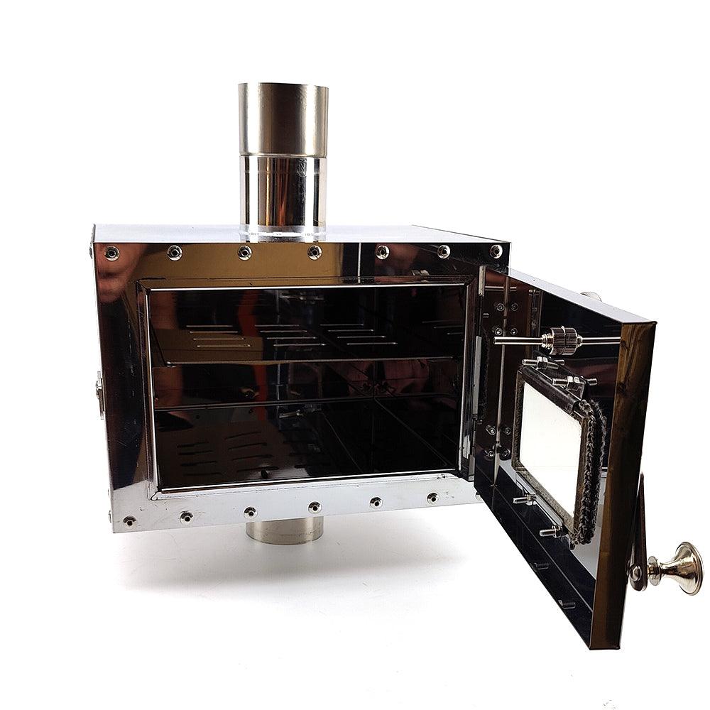 Camping Wood Fire Stove Chimney Oven Set - KegLand