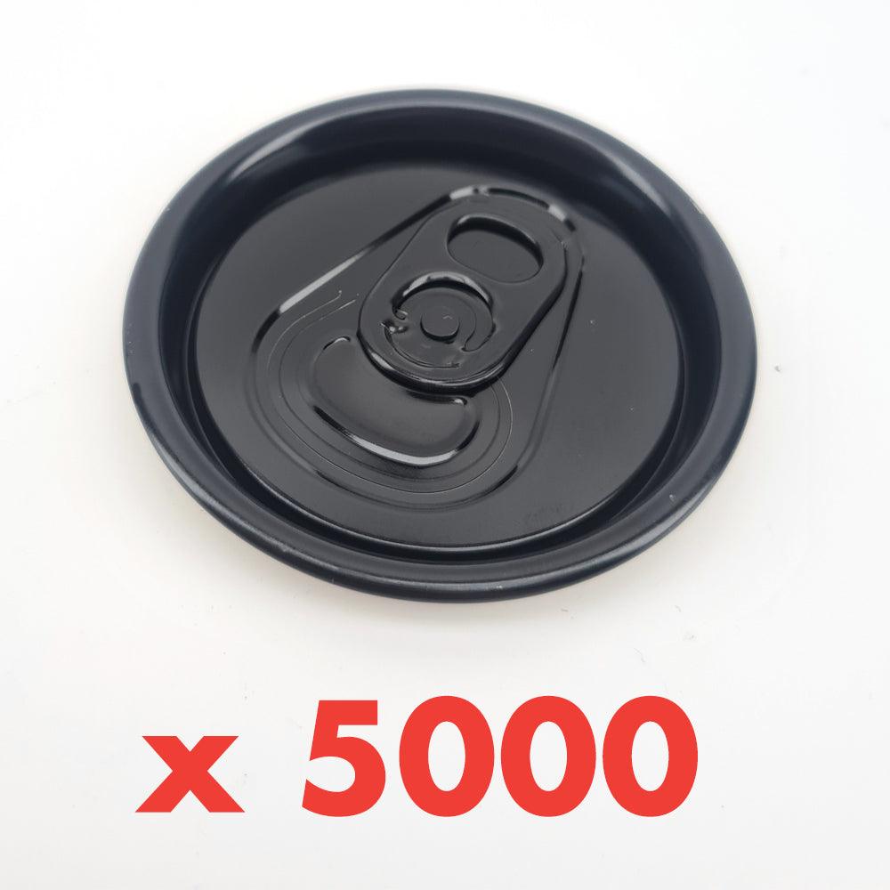 Can Fresh - B64 Aluminium Lid Only Black- (5000/carton) - KegLand